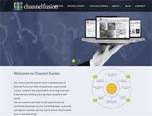 Tablet Screenshot of channel-fusion.com